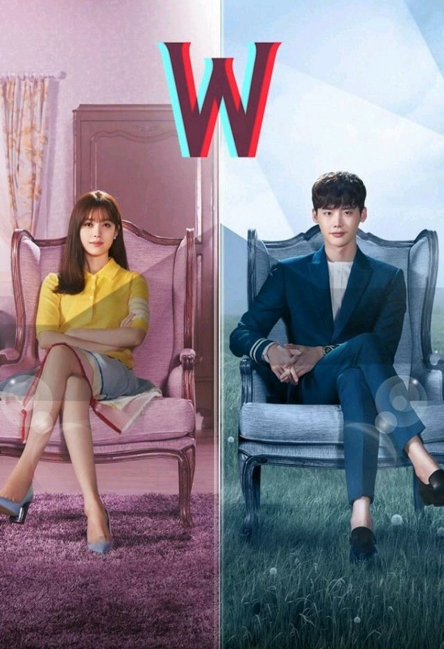 Promotional photo of Kdrama W Two Worlds